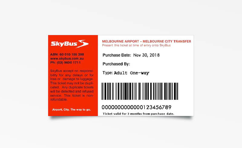 Skybus 24H 機場接駁巴士車票 （來回）