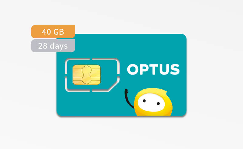 Optus預付卡_28天_40GB