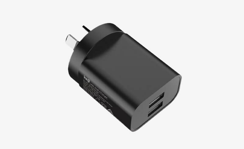 USB充電器(澳洲插頭) 黑色