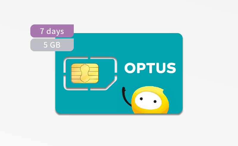 [7D5G] Optus預付卡門號 5GB/7天+通話