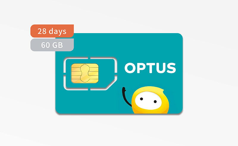 Optus預付卡_28天_60GB